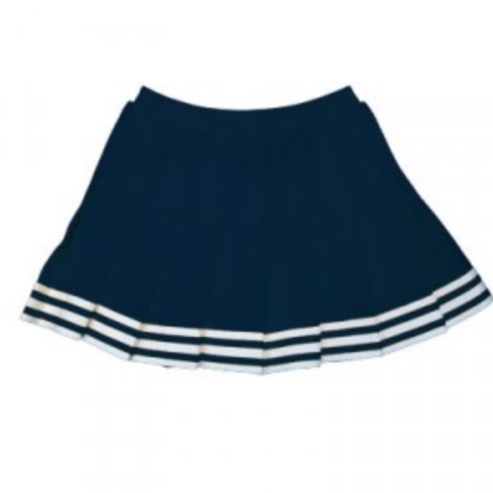 Navy Cheerleader Skirt